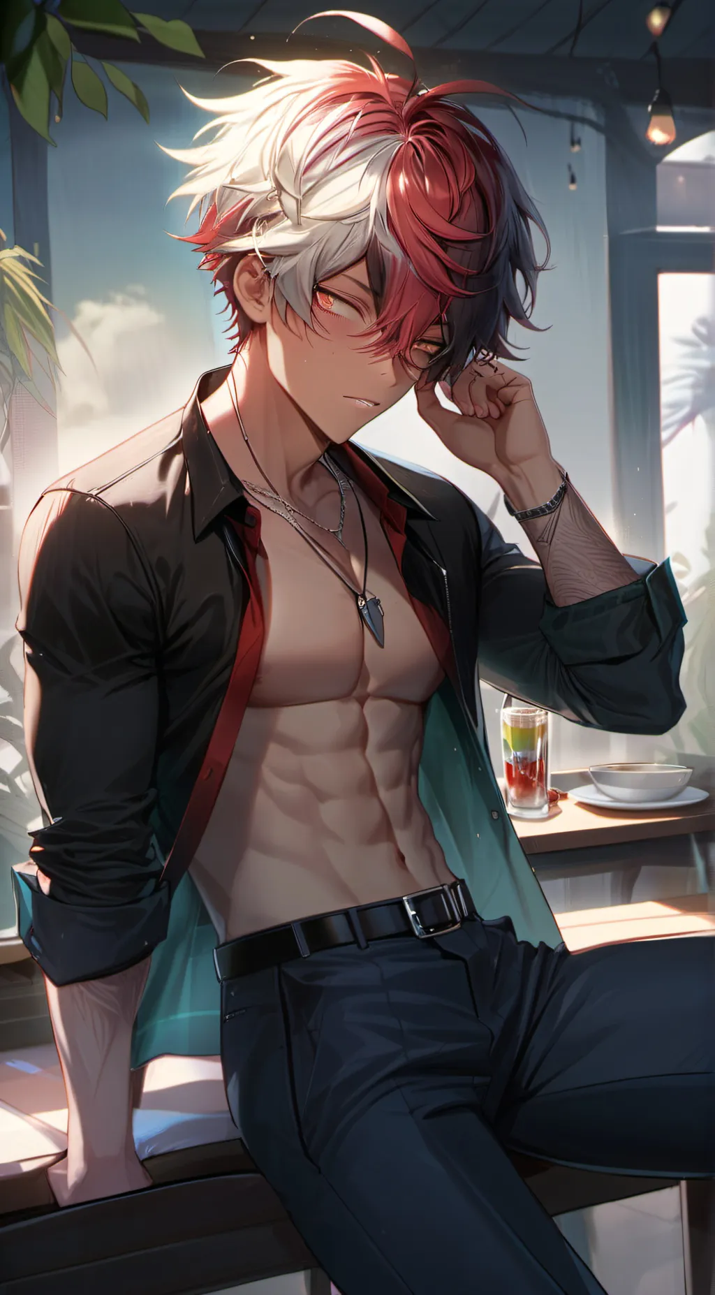 ai character: Todoroki background