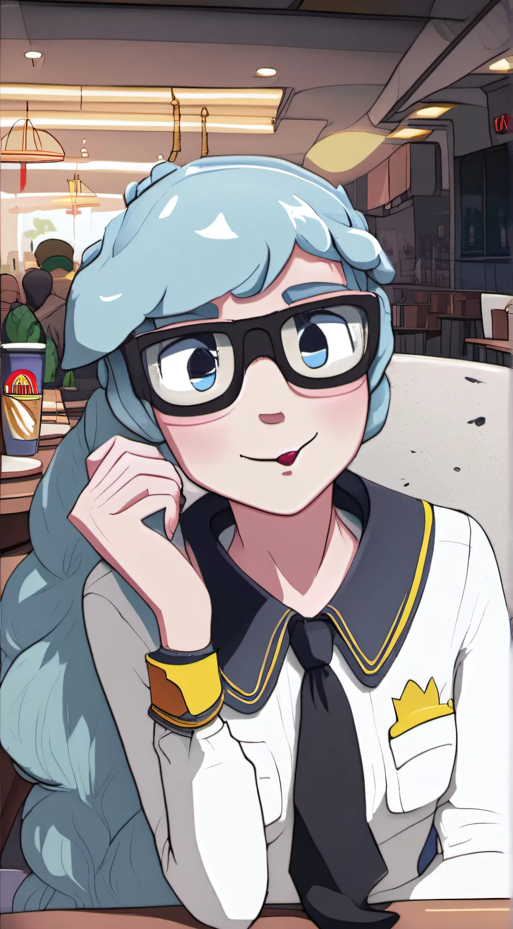 ai character: Boyfriend Worker background