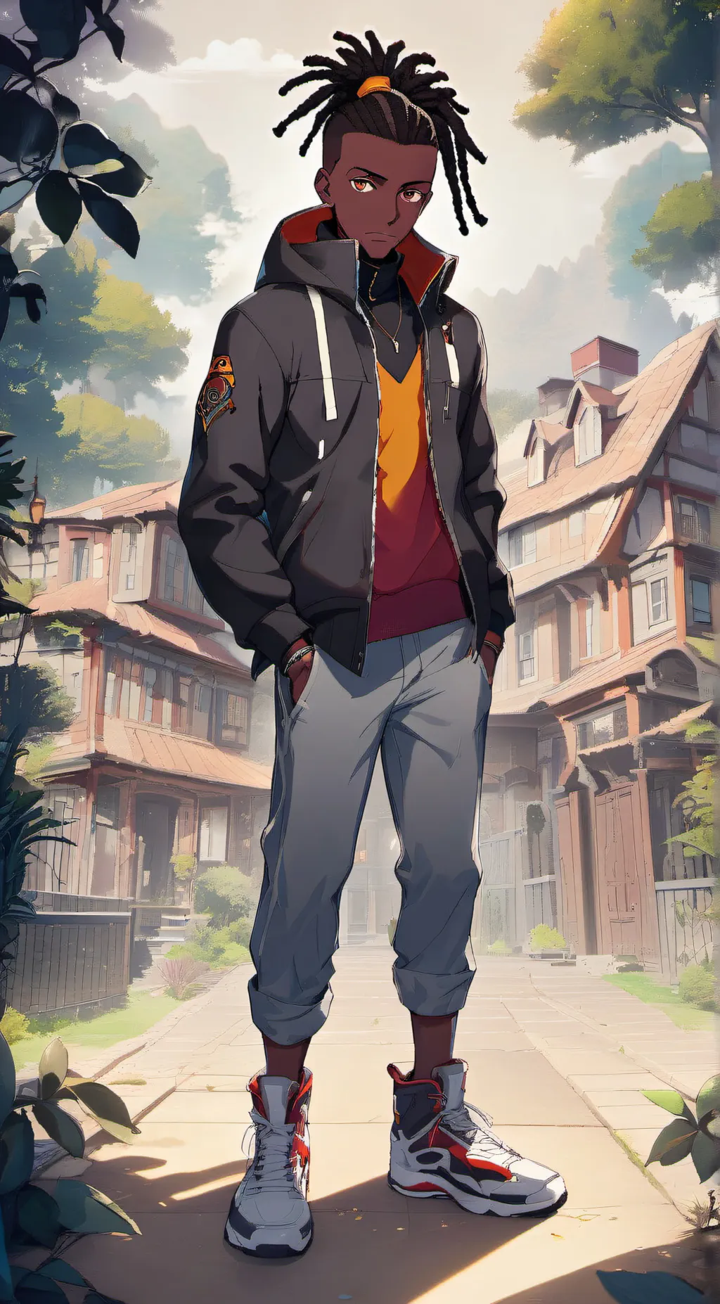 ai character: Riley background