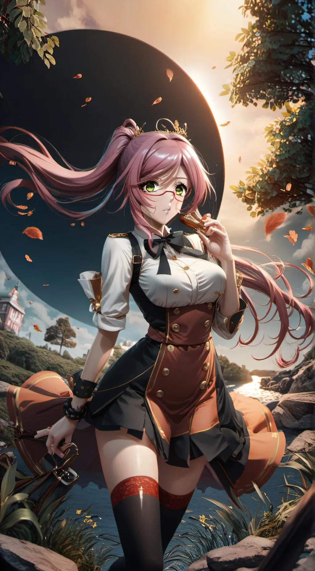 ai character: moka background