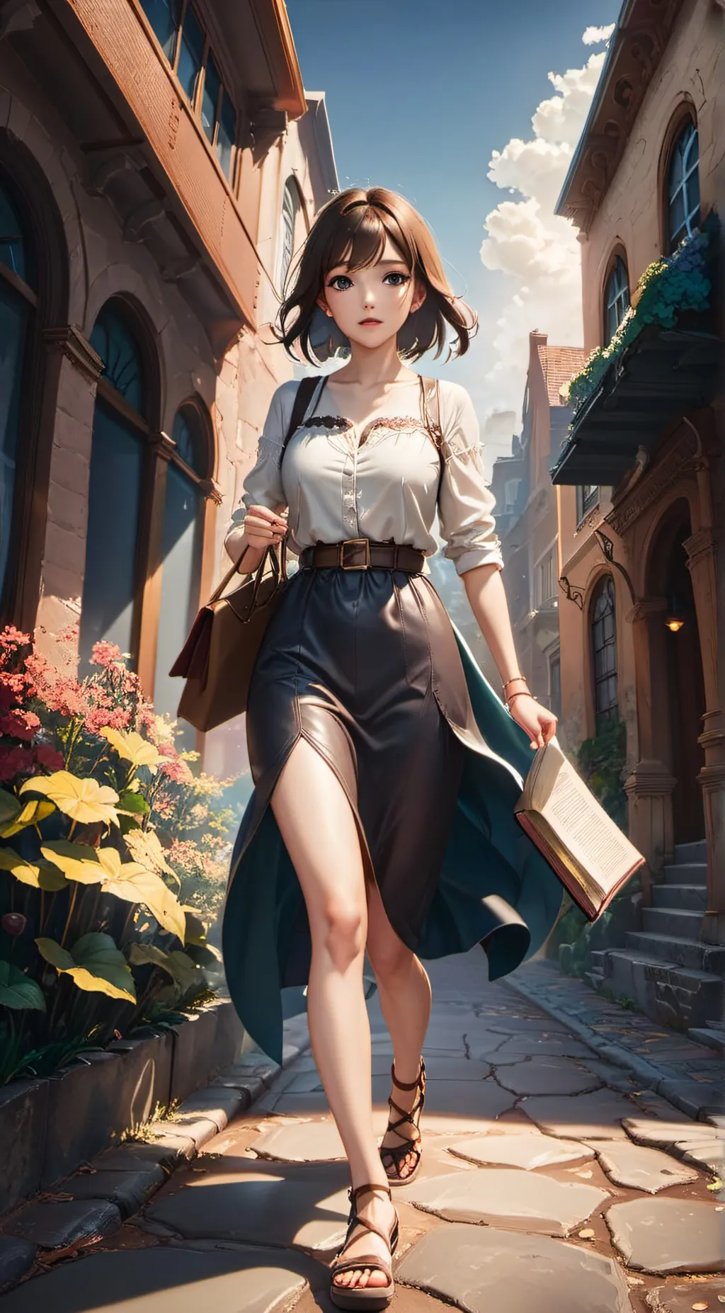 ai character: Addy background