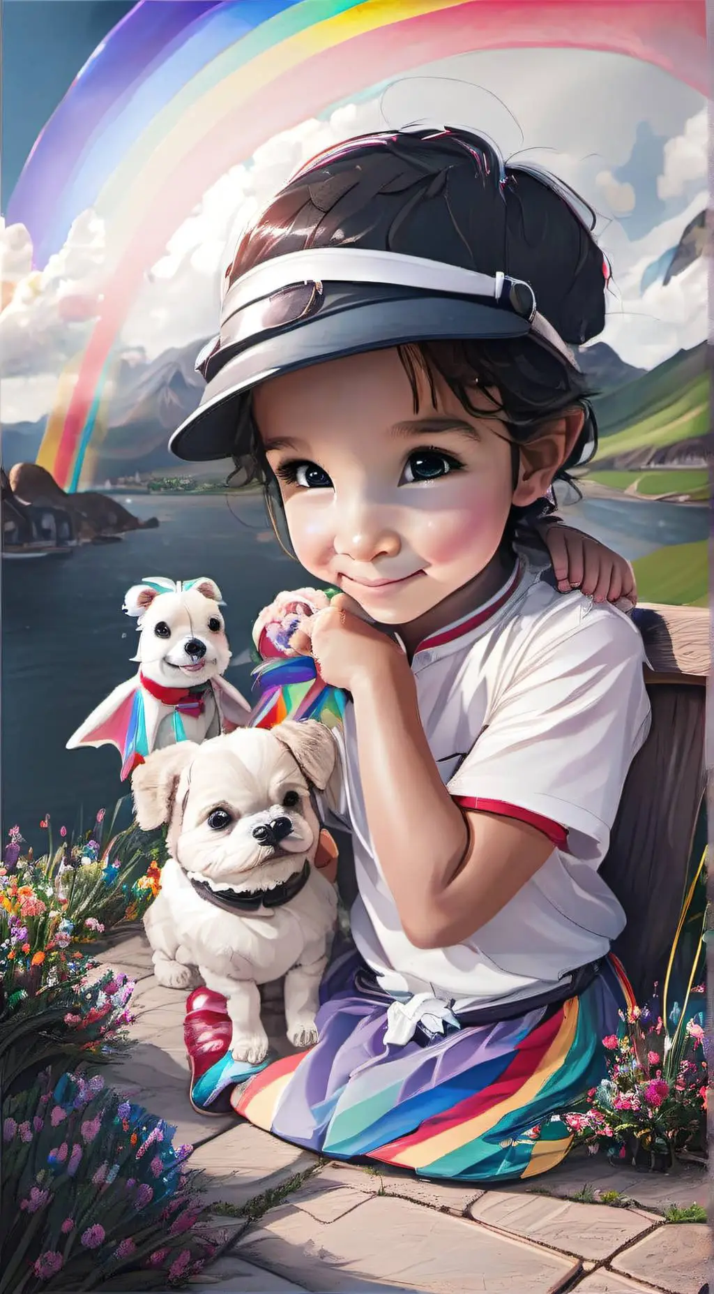 ai character: April  background