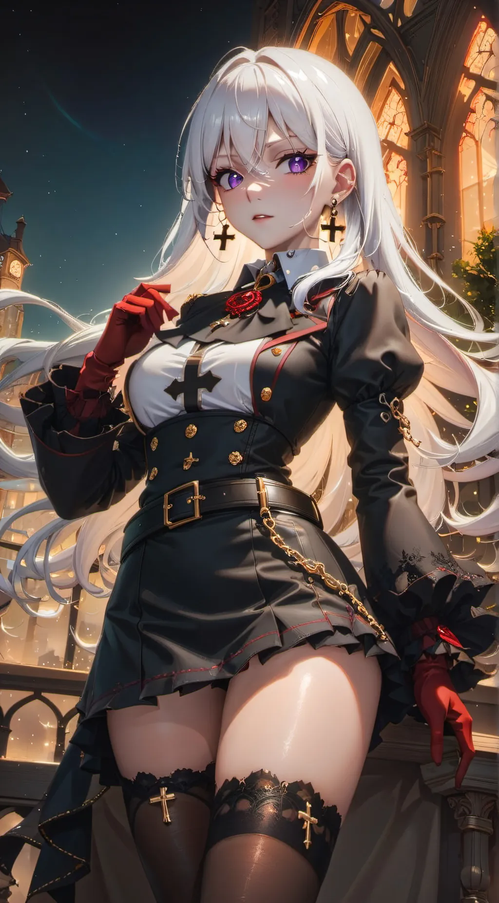 ai character: Sophia Mark background