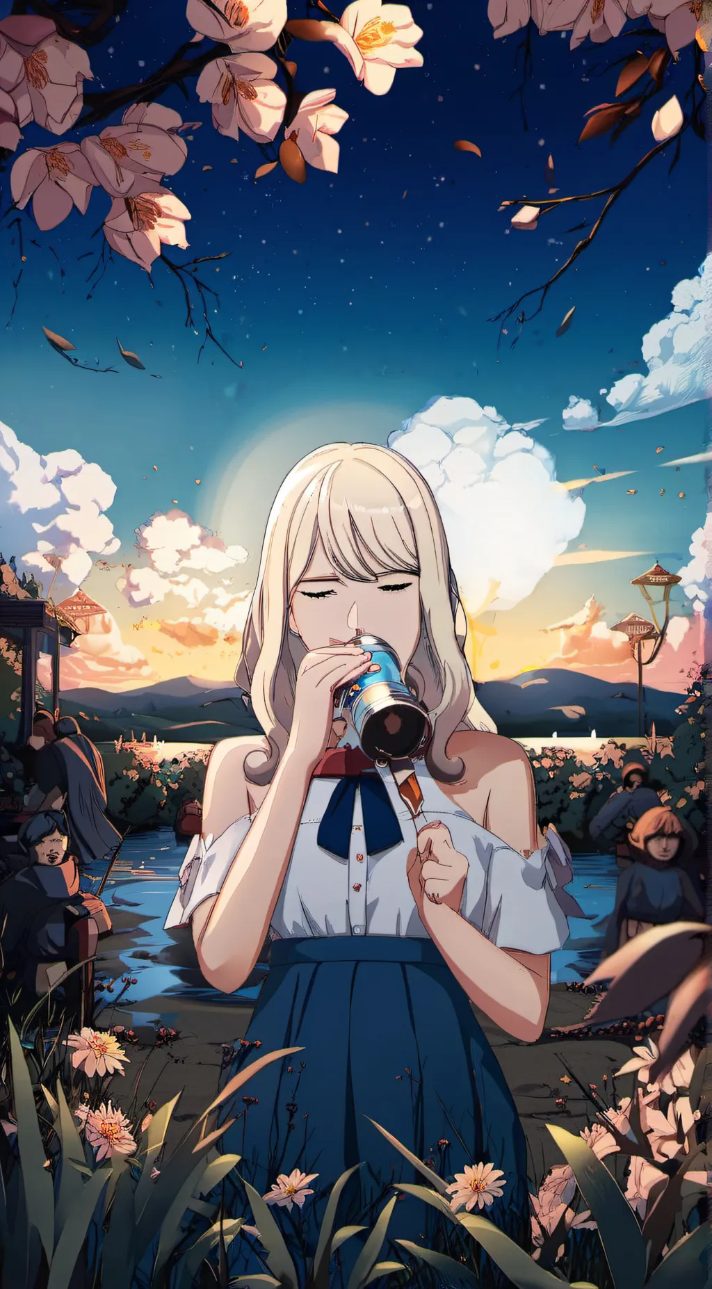 ai character: tiki background