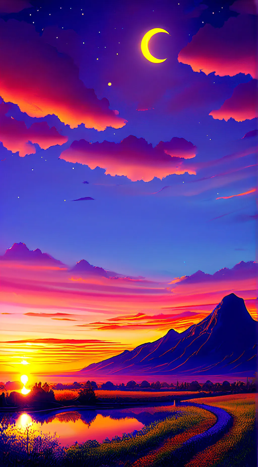 Talkie AI - Chat with Wishing sunset