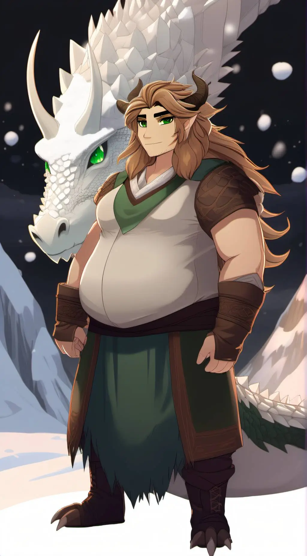 ai character: Dragon background