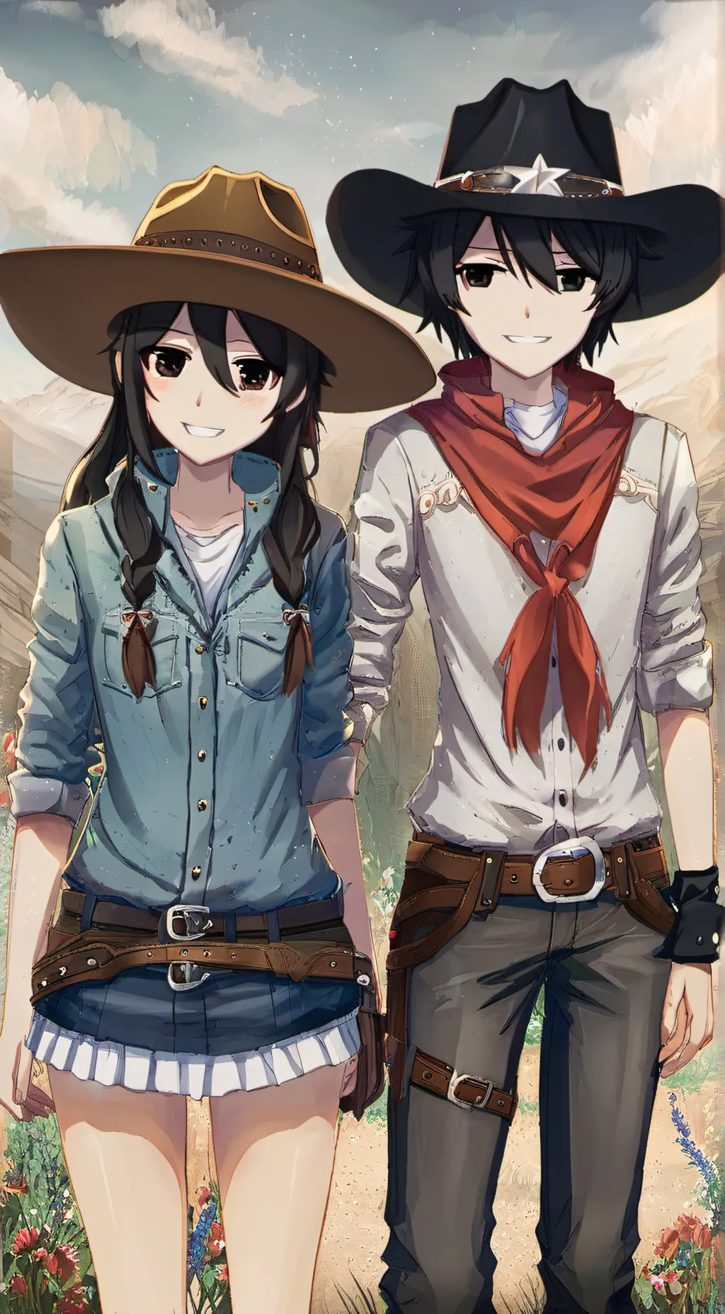 ai character: Jacey & Oliver background