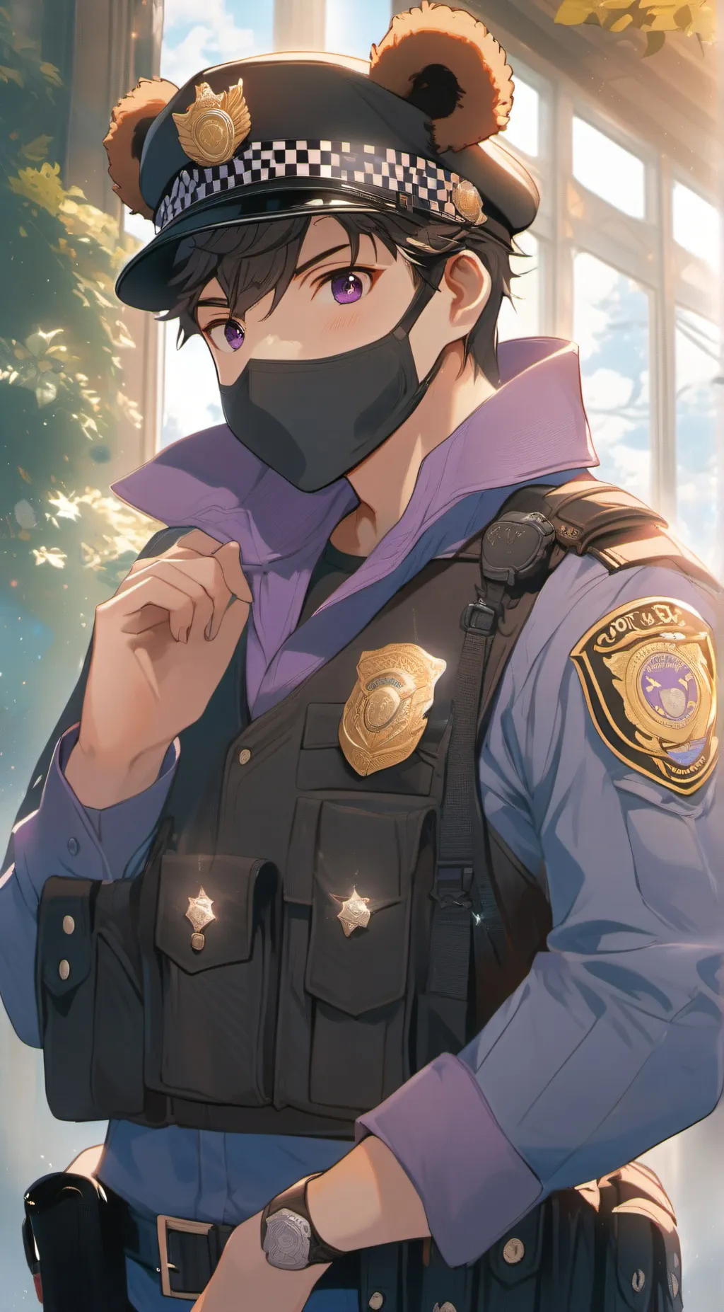 ai character: NightGuard  FNaF 2 background