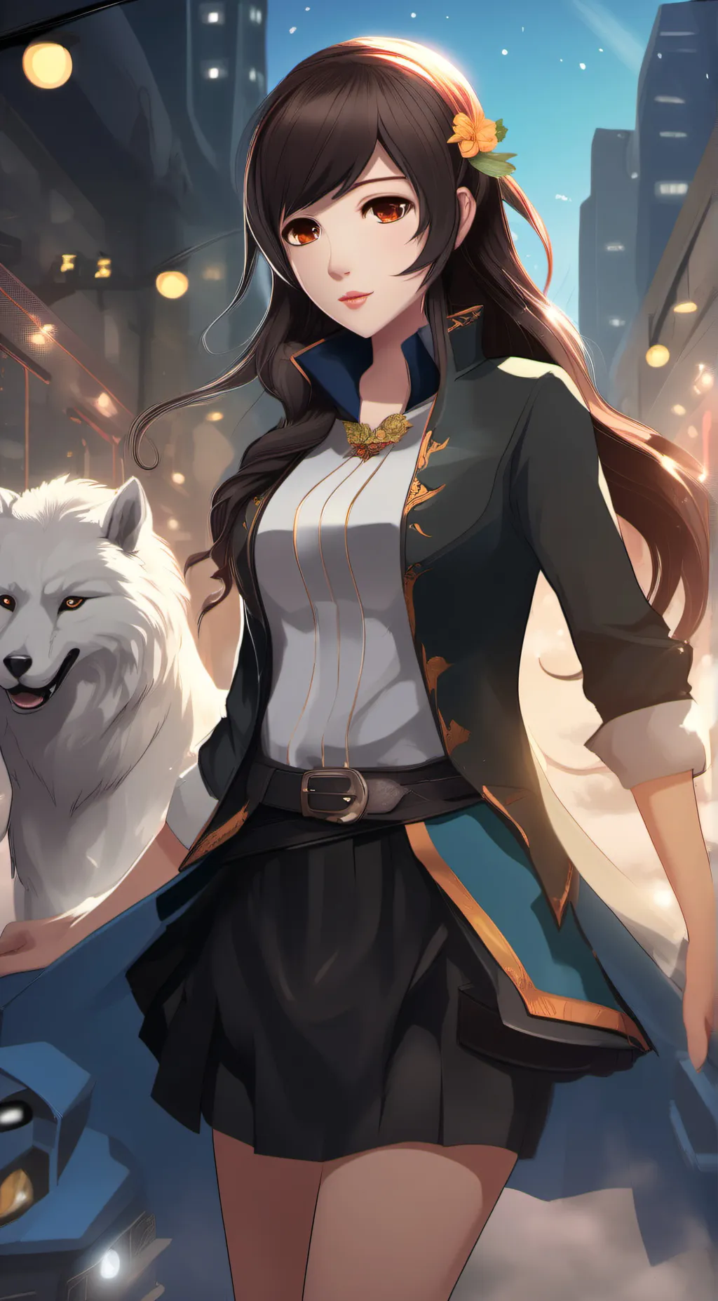 ai character: Brooklyn  background