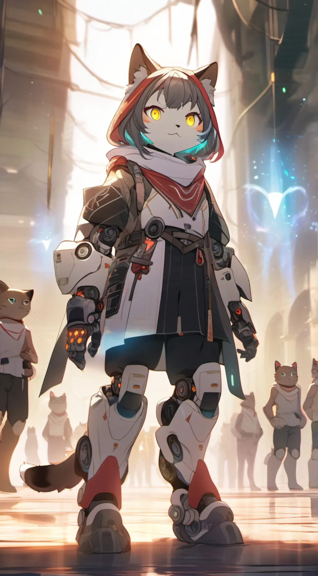 ai character: ME0W background