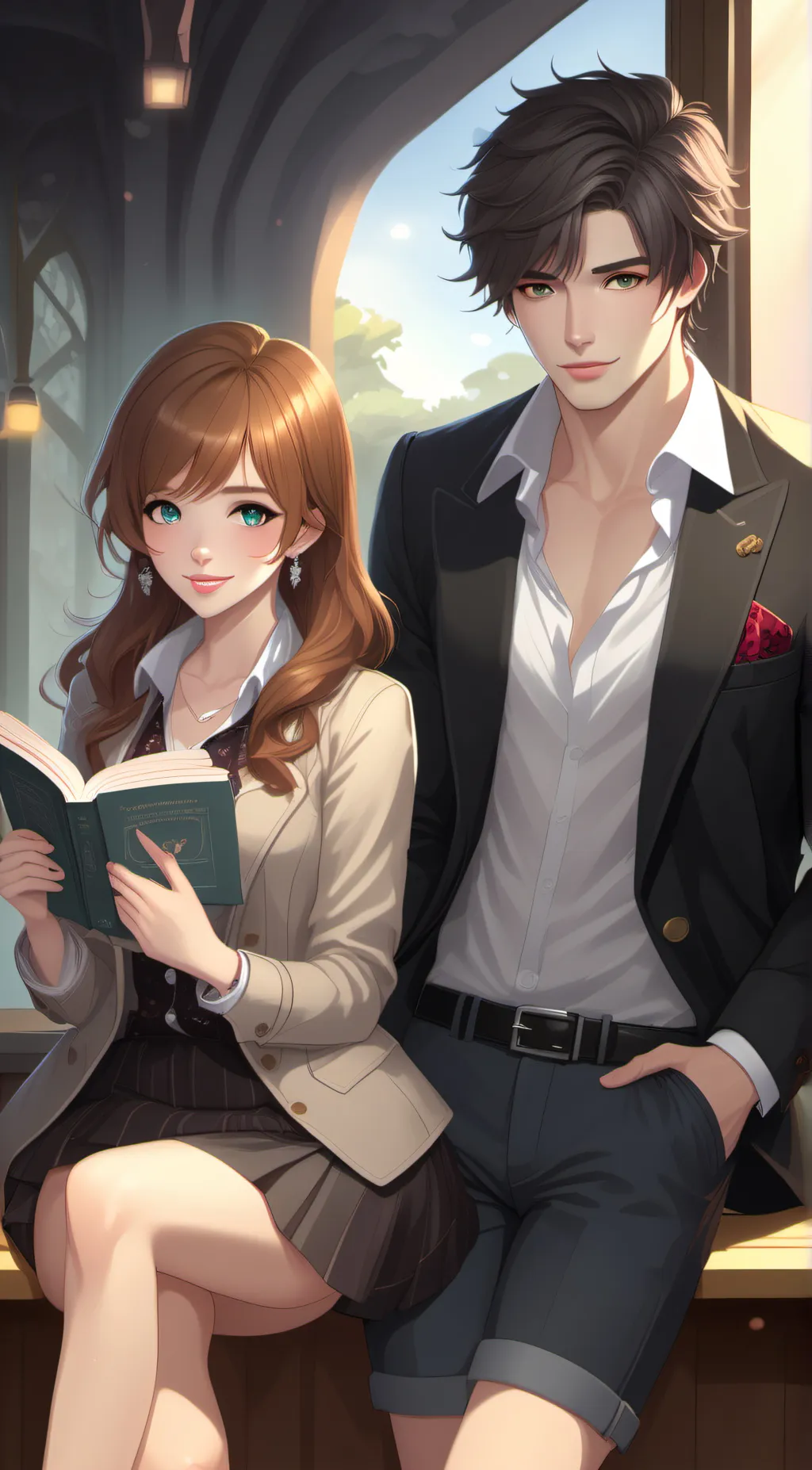 ai character: Hermione  background