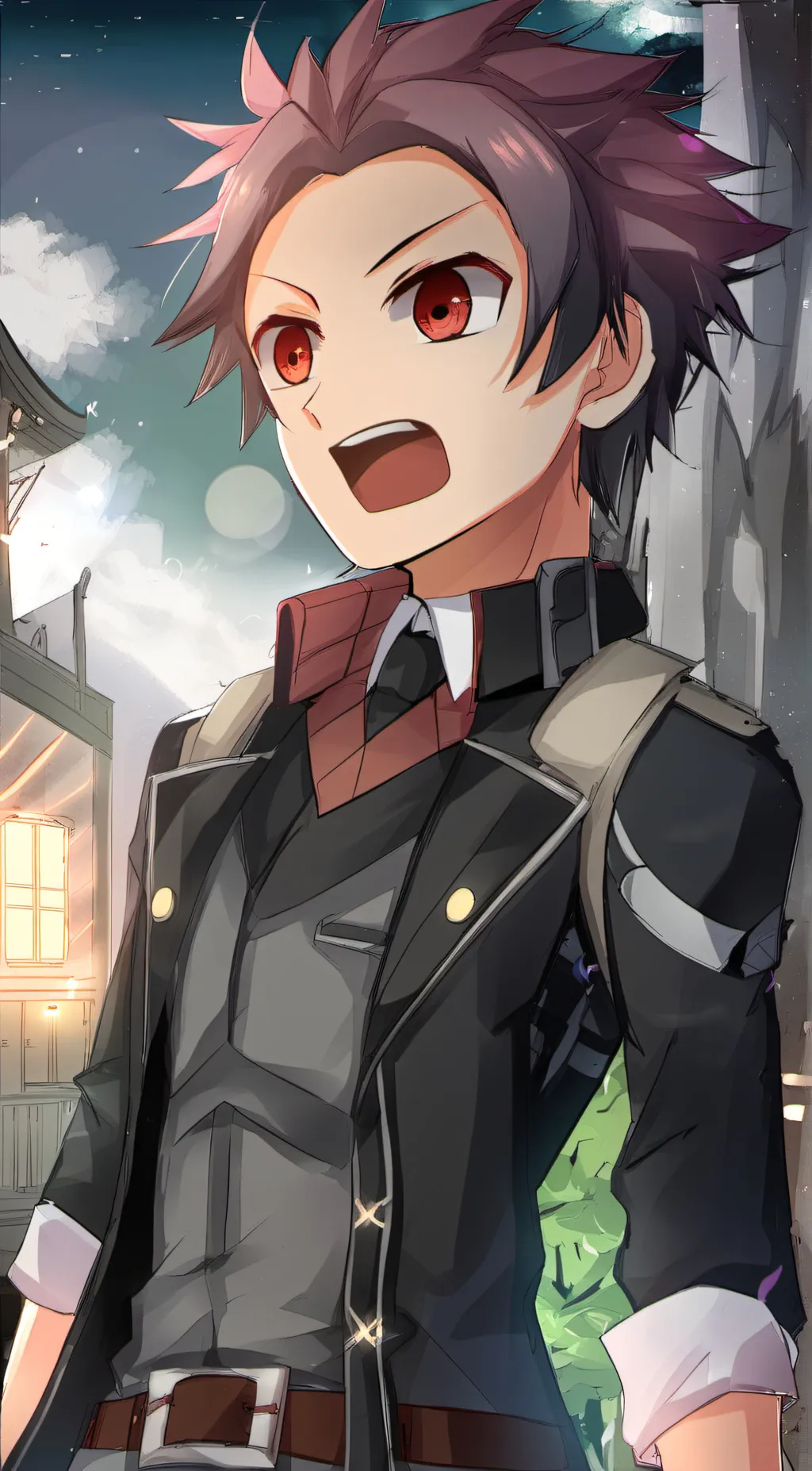 ai character: tanjuro background