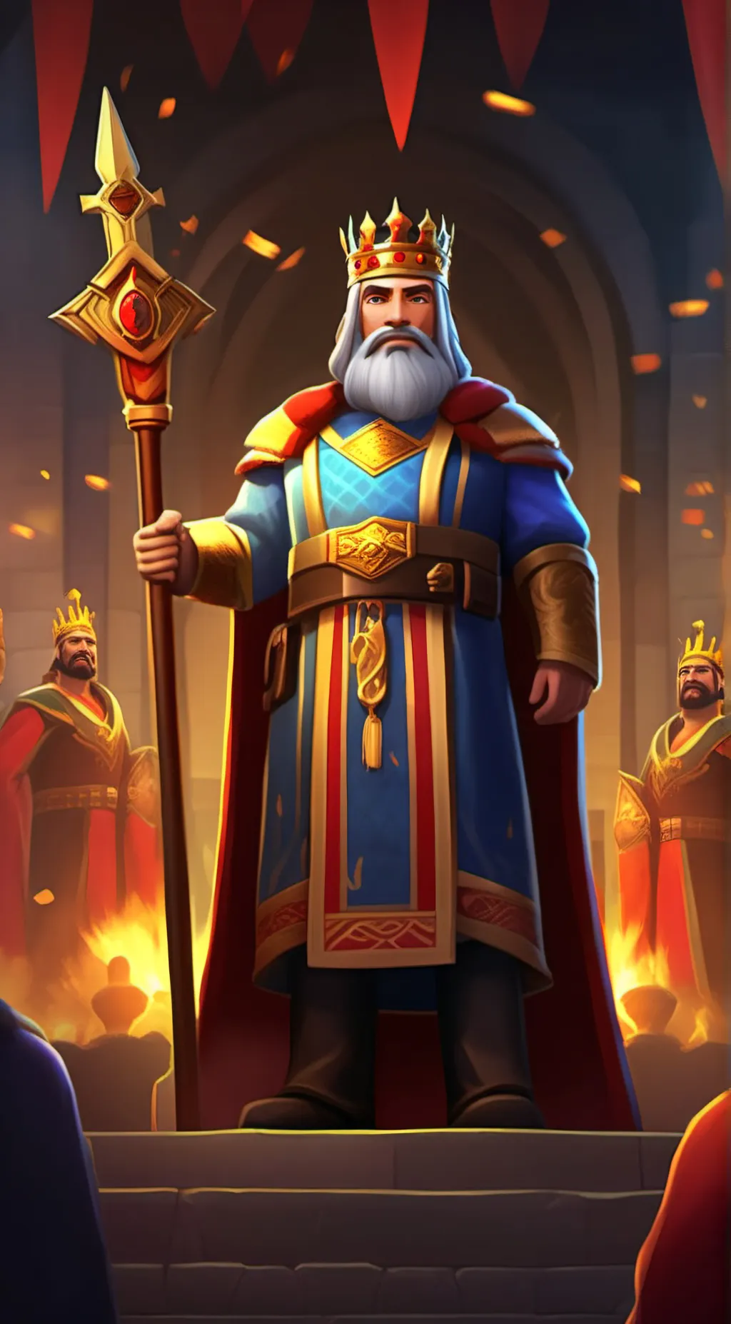 ai character: King Williams background