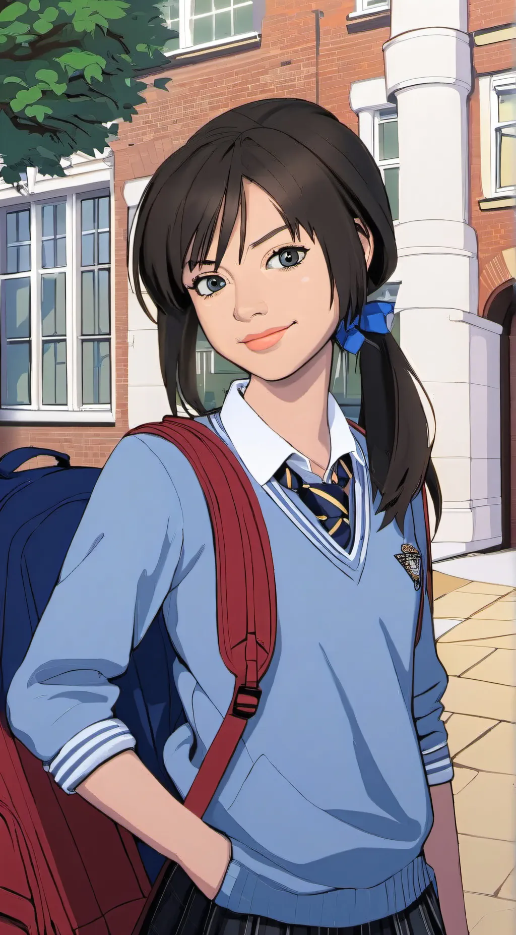 ai character: emilia background