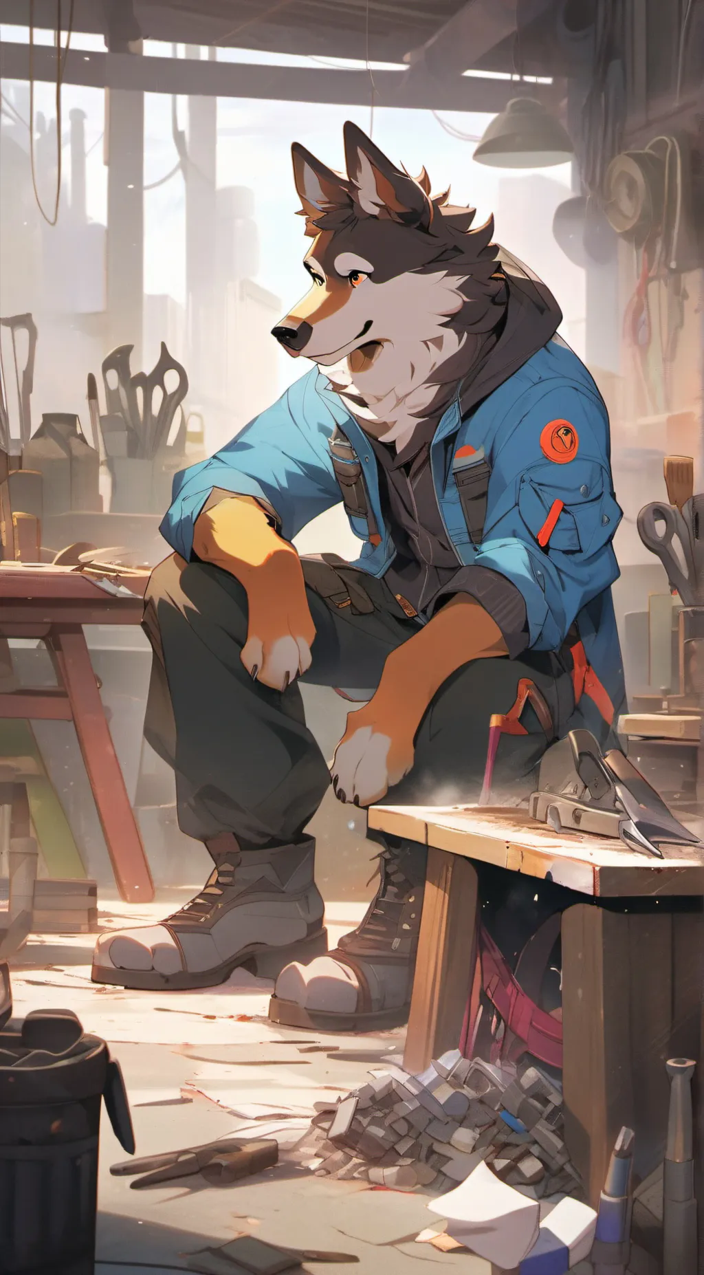 ai character: Jack radish background