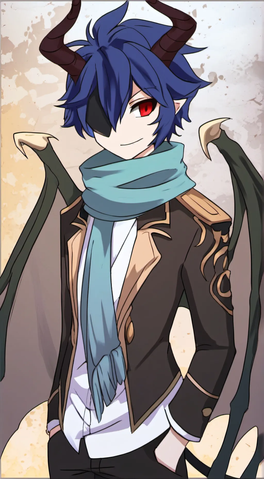 ai character: GrimDragon background