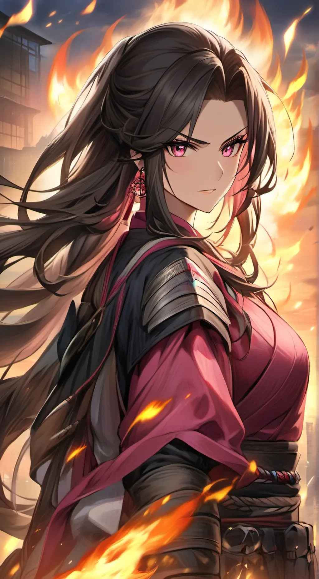 ai character: Ember background