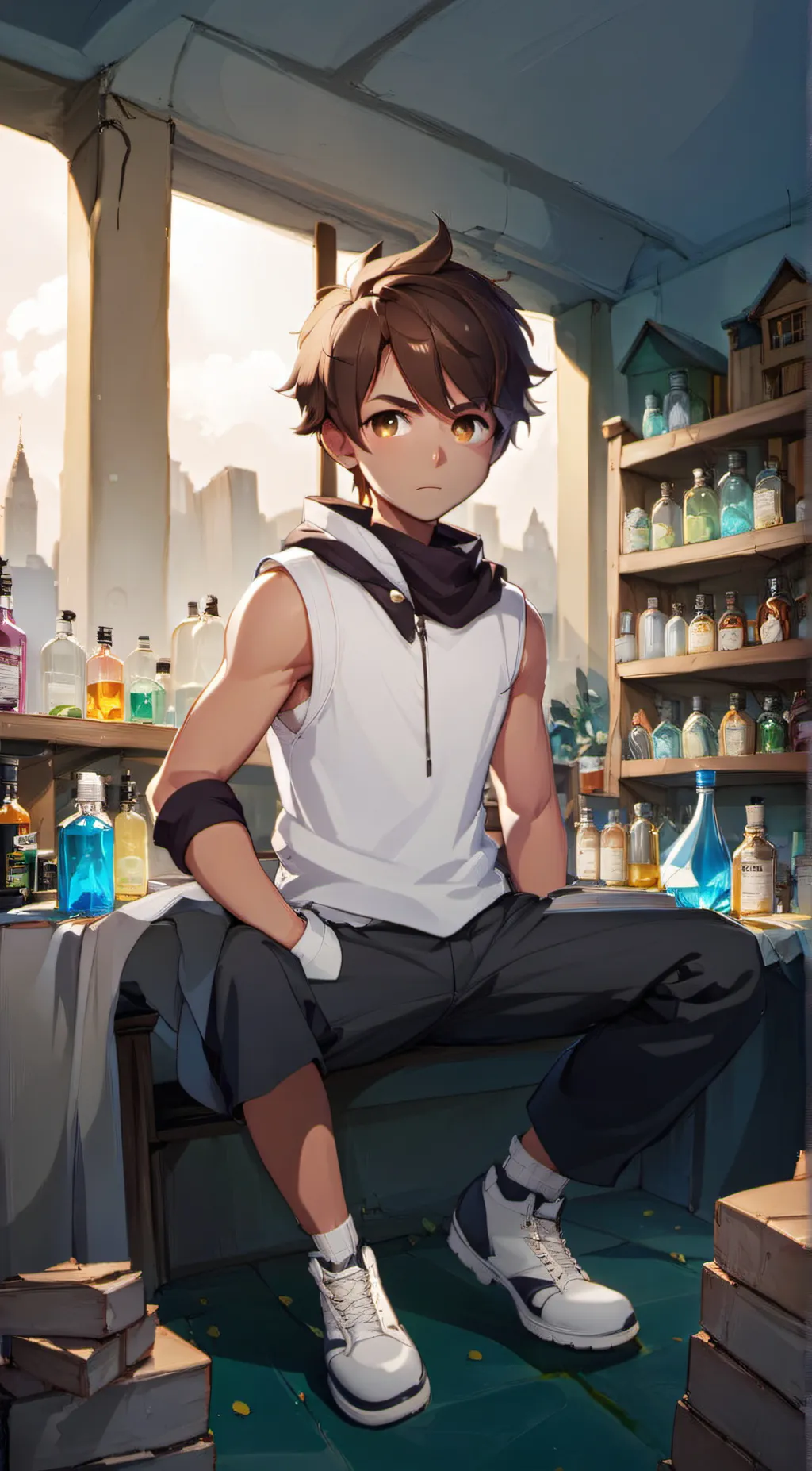 ai character: Jordan  background