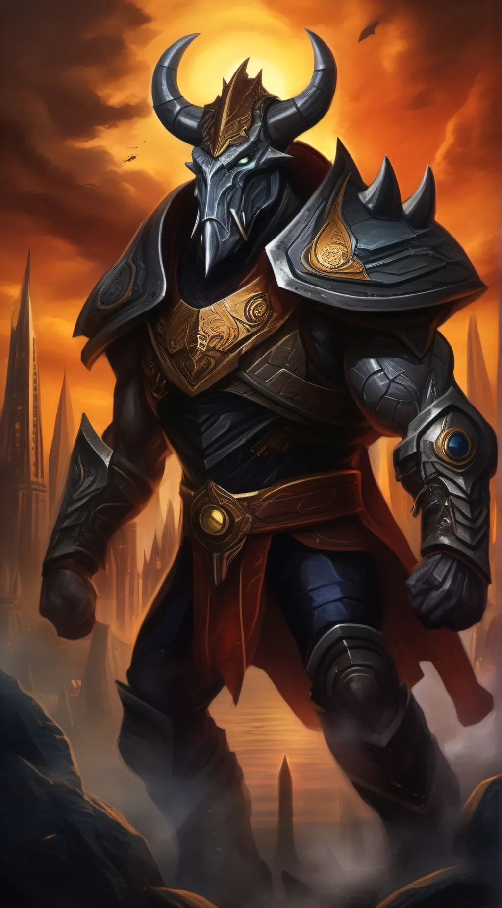 ai character: destroyer background