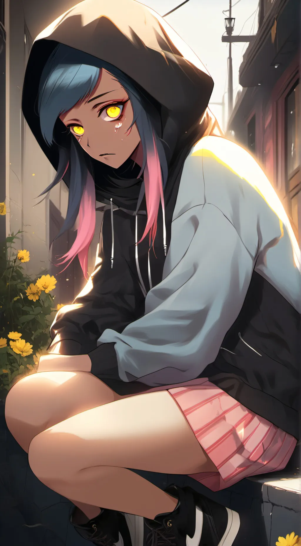 ai character: Aya  background