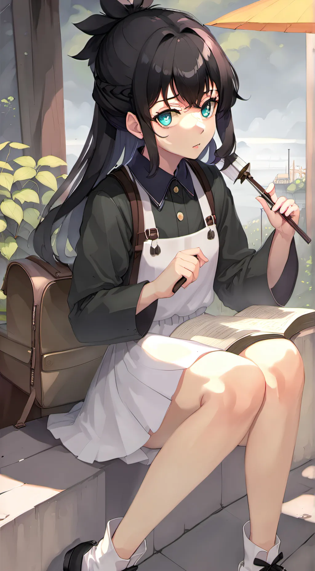 ai character: Muichiro (girl au) background