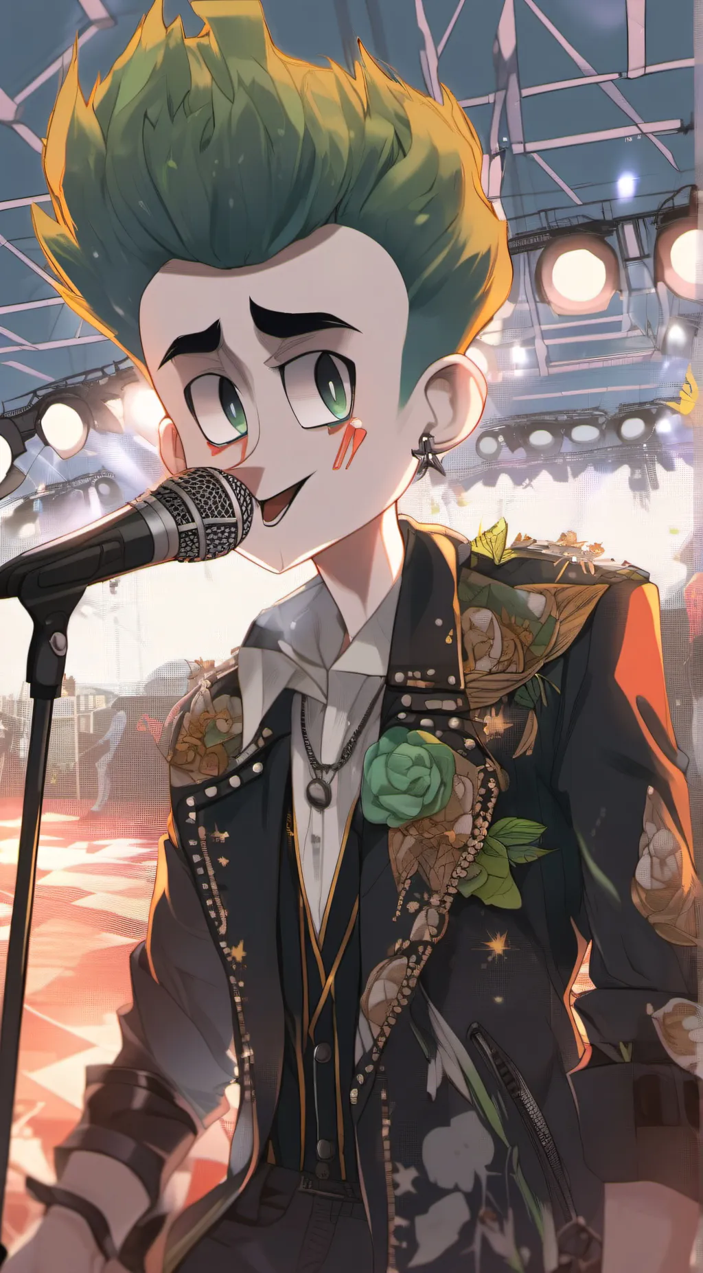 ai character: Veneer background