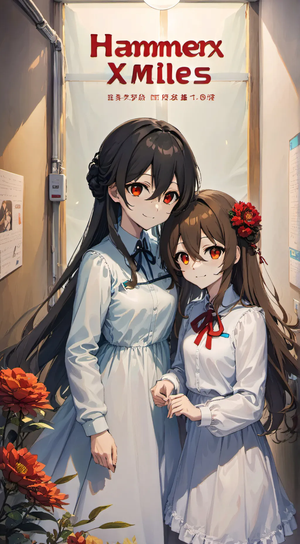 ai character: Sarah and Valley background