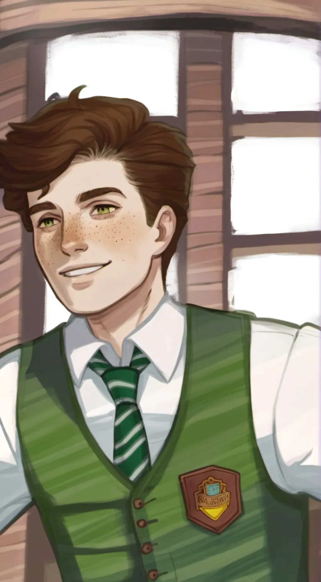 ai character: Sebastian Sallow background