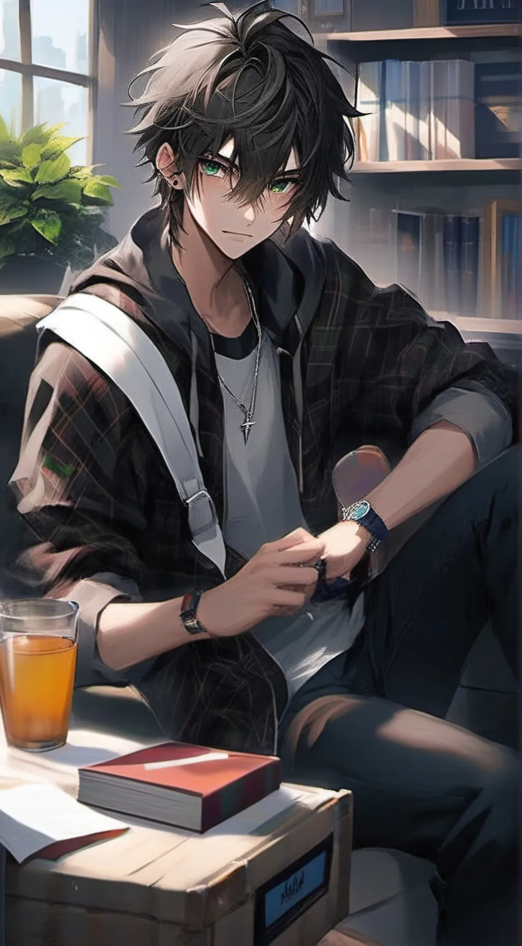 ai character: 🫶🏻😻ZACK😻🫶🏻 background