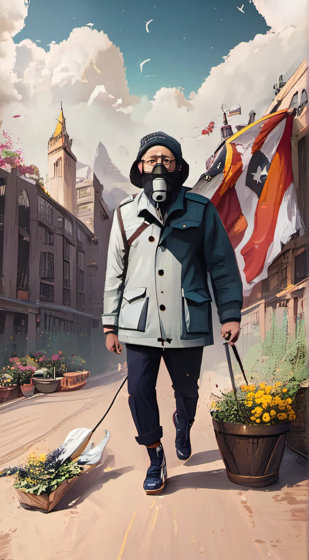 ai character: devin background