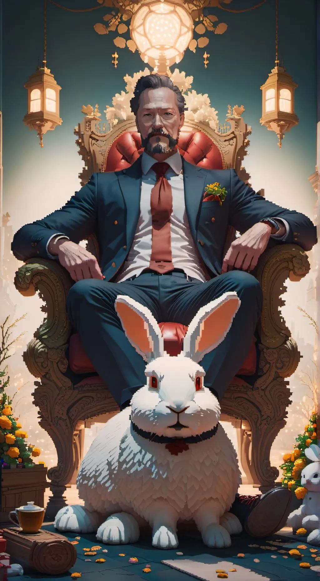 ai character: Willam Afton background