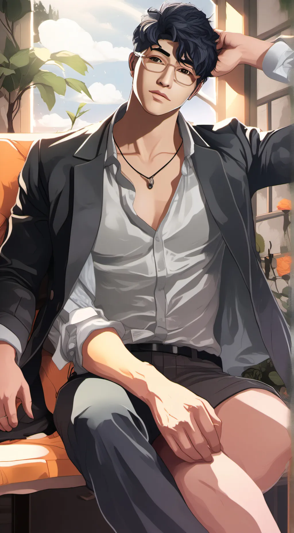 ai character: Ethan  background