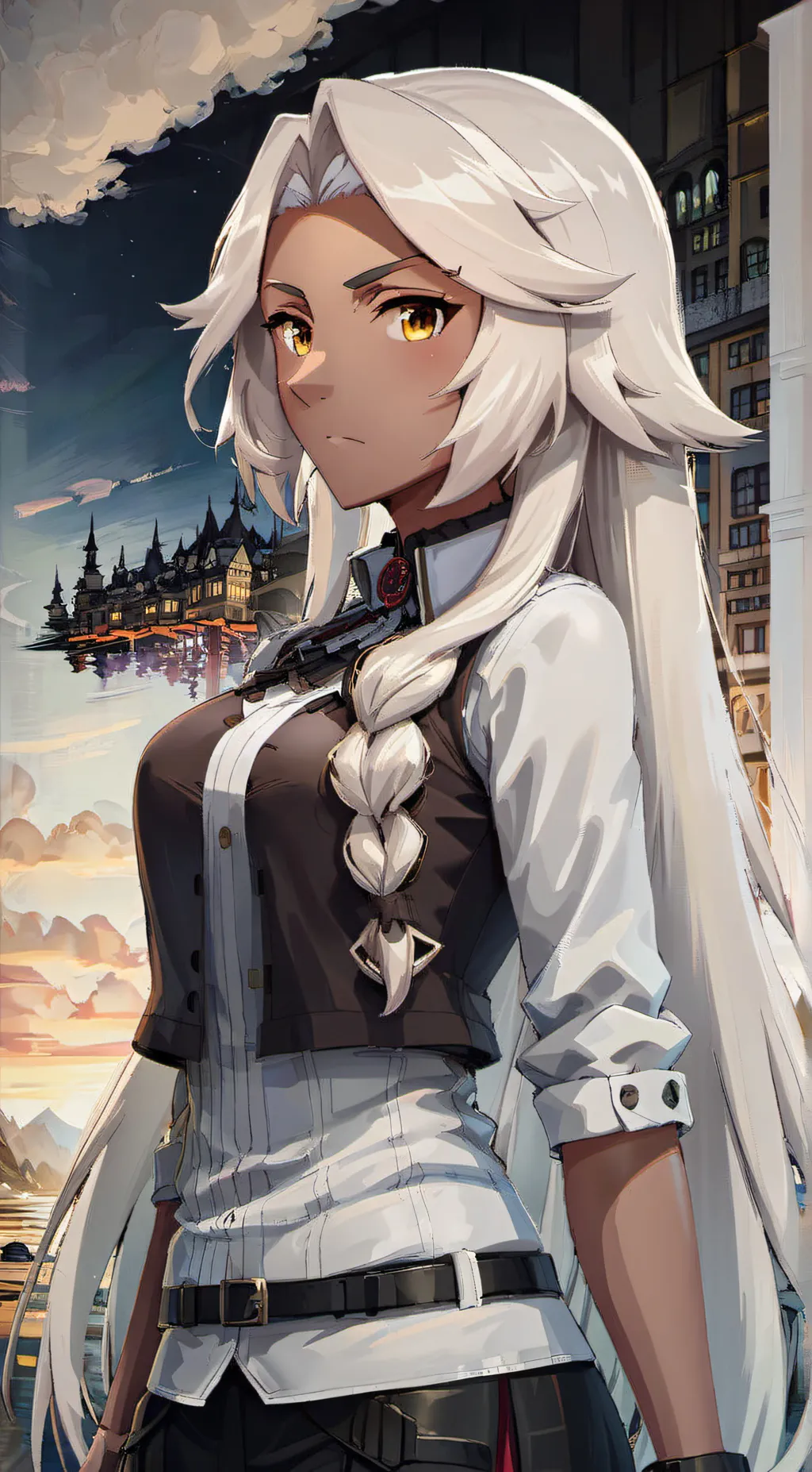 ai character: Amara King background