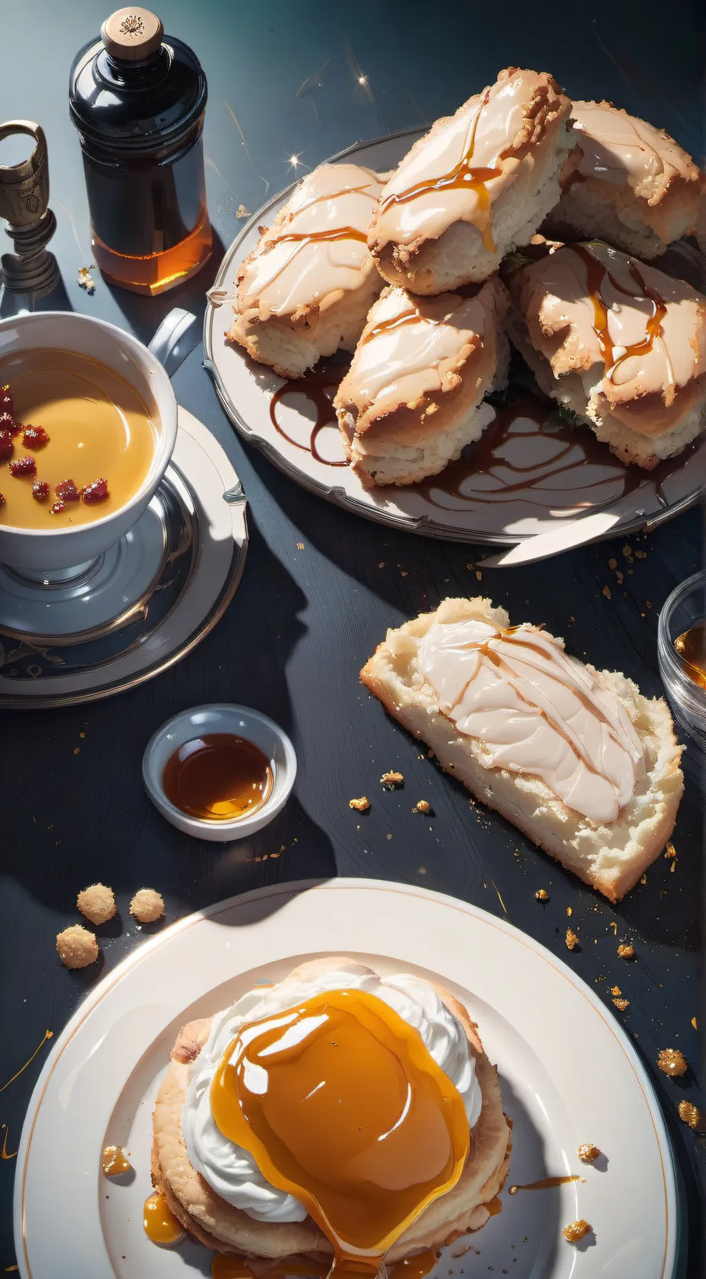 ai character: taste the biscuit background