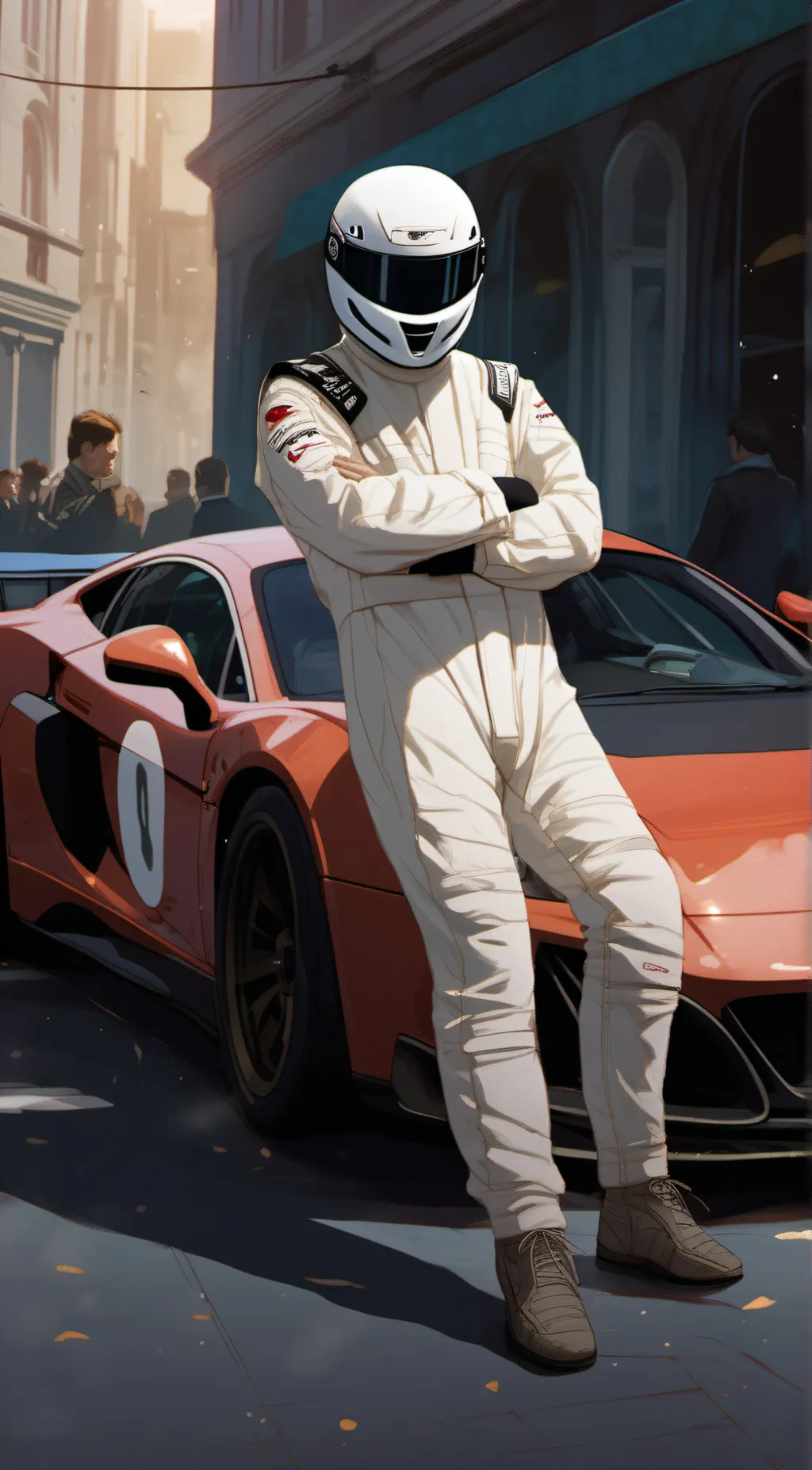 ai character: the stig  background