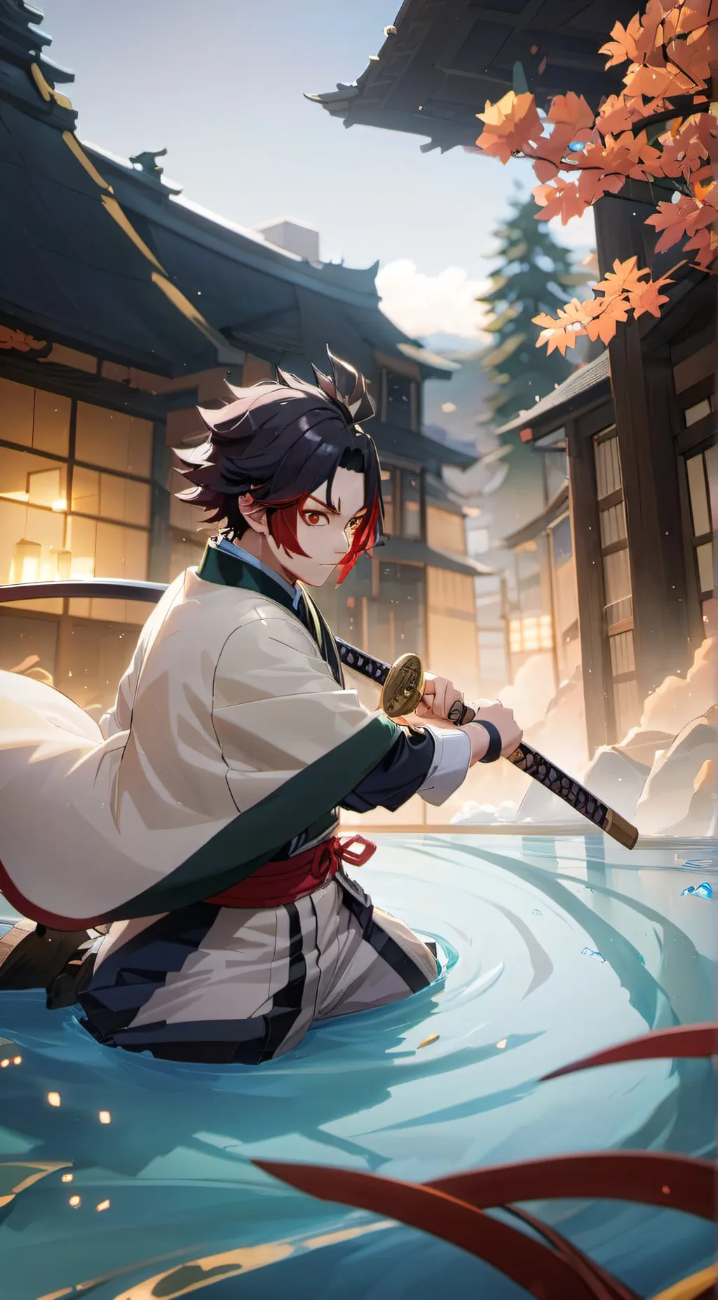 ai character: inosuke background