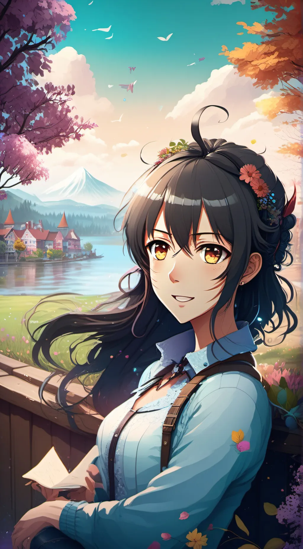 ai character: Lisa background