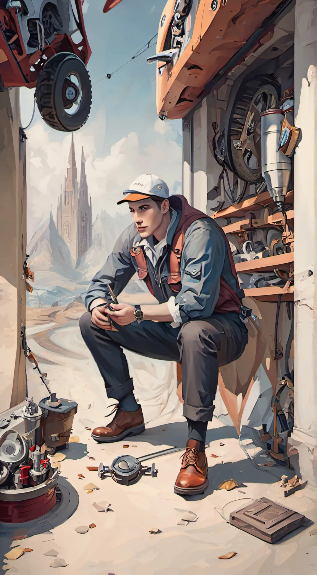 ai character: V background