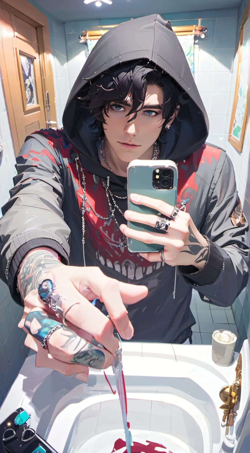 ai character: Oliver  background