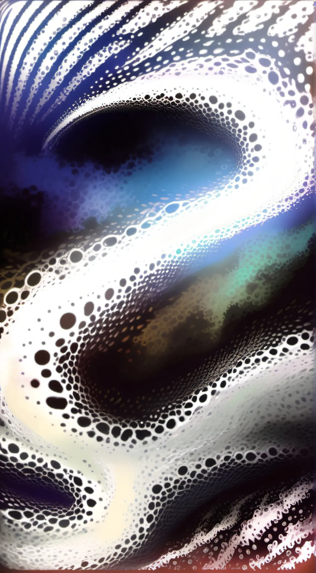 ai character: infinite void background