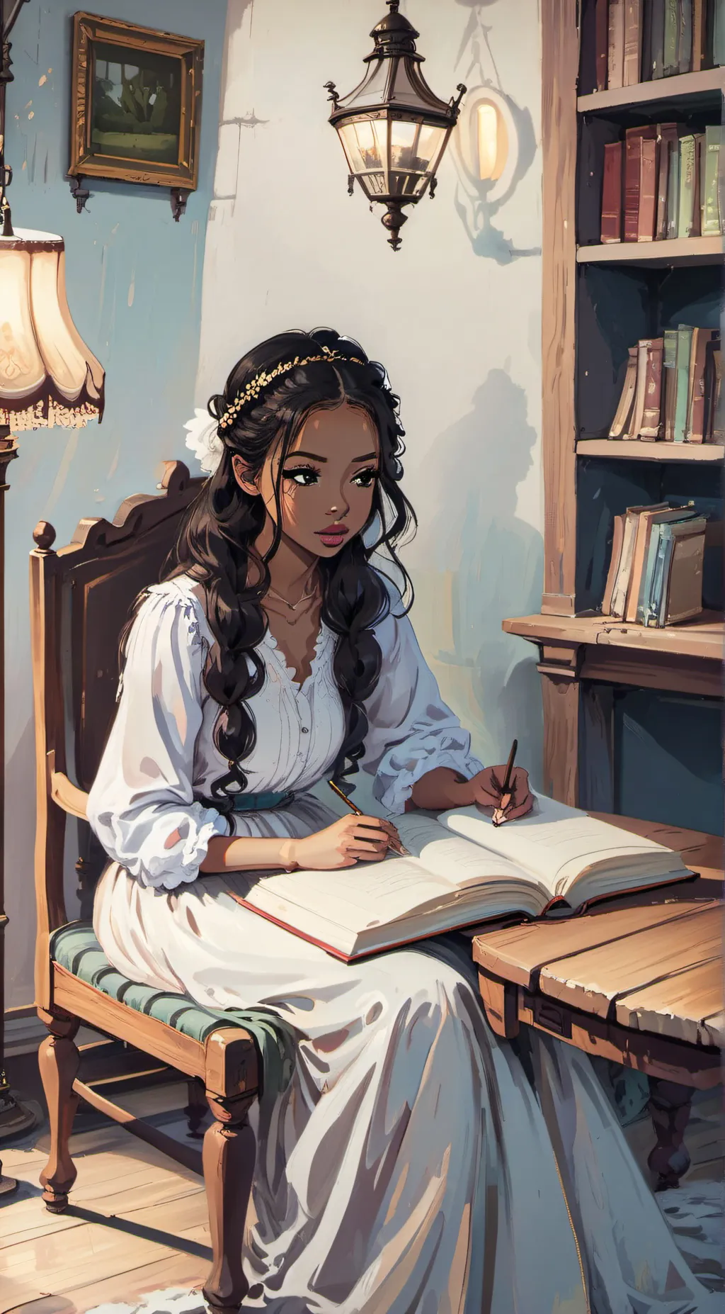 ai character: Zuri background