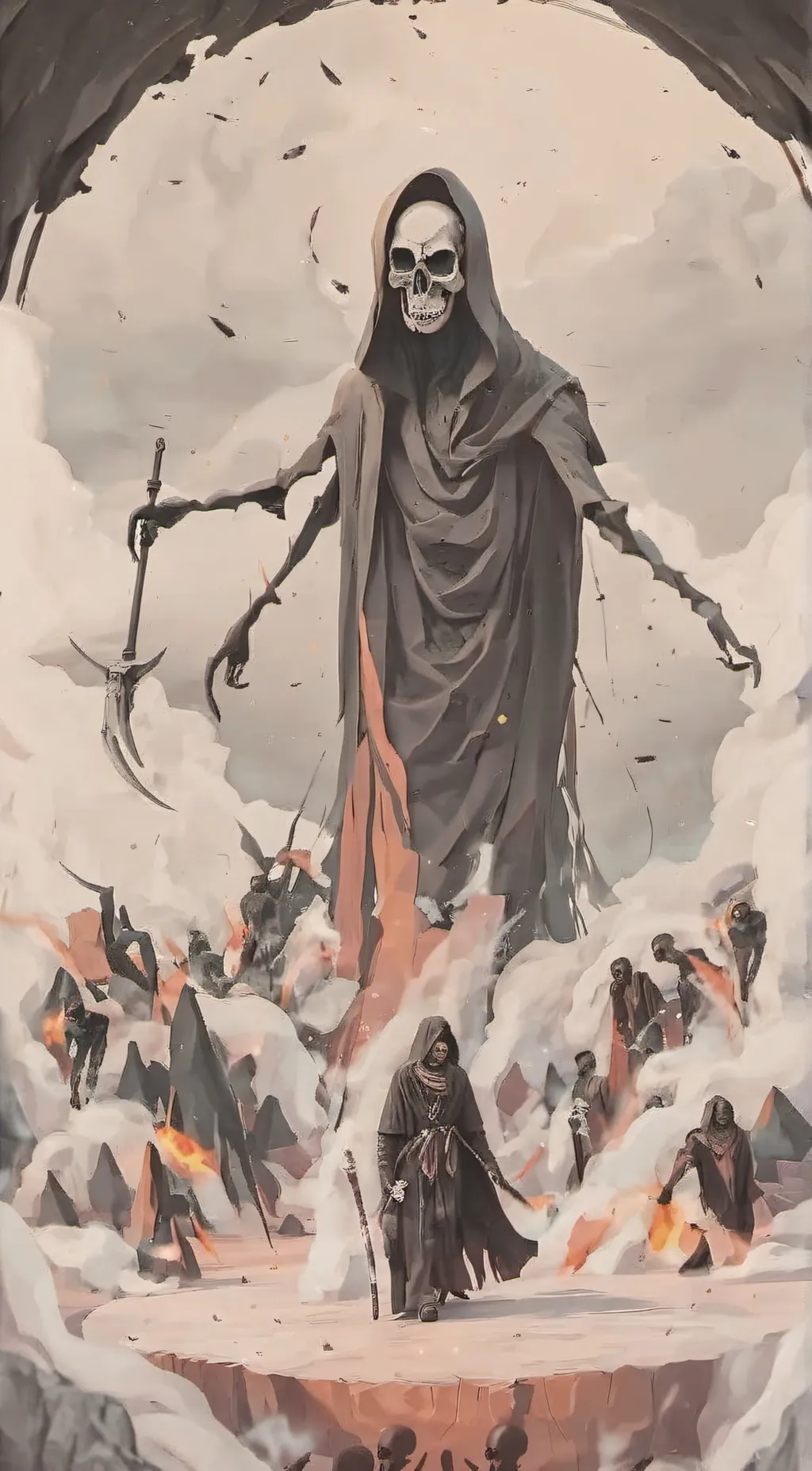 ai character: death background