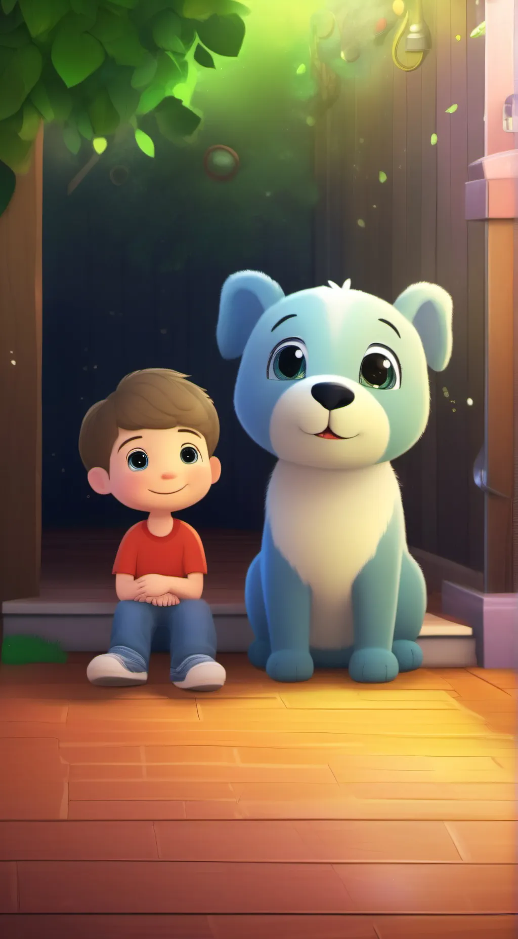 ai character: Max and giten background