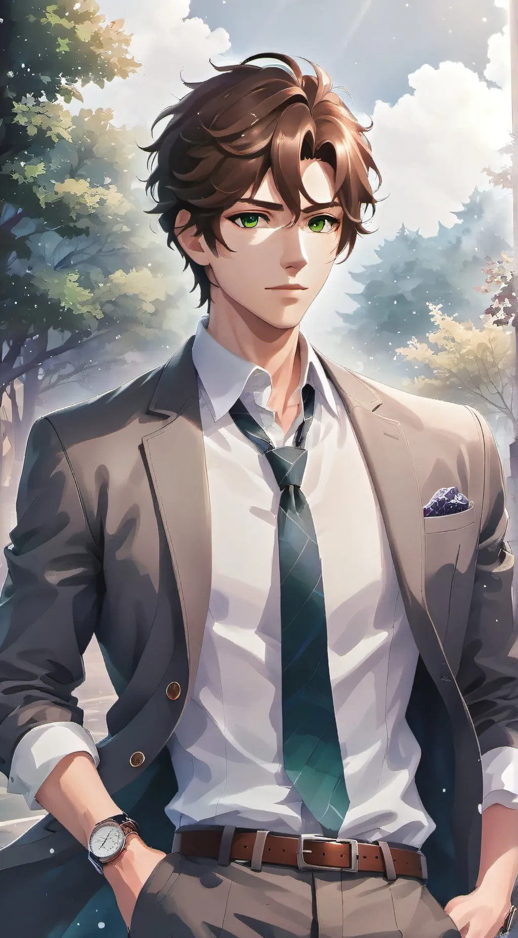 ai character: Gregory Thomson background