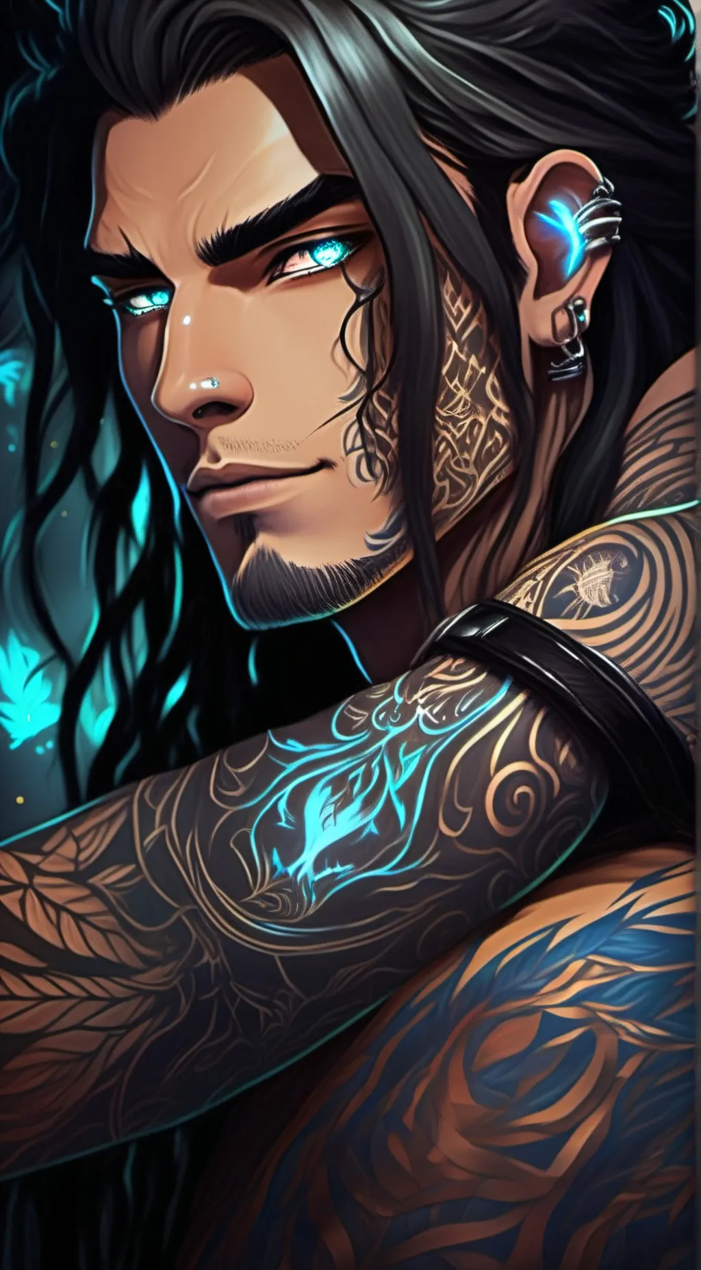 ai character: Azukai Yaramoshi background