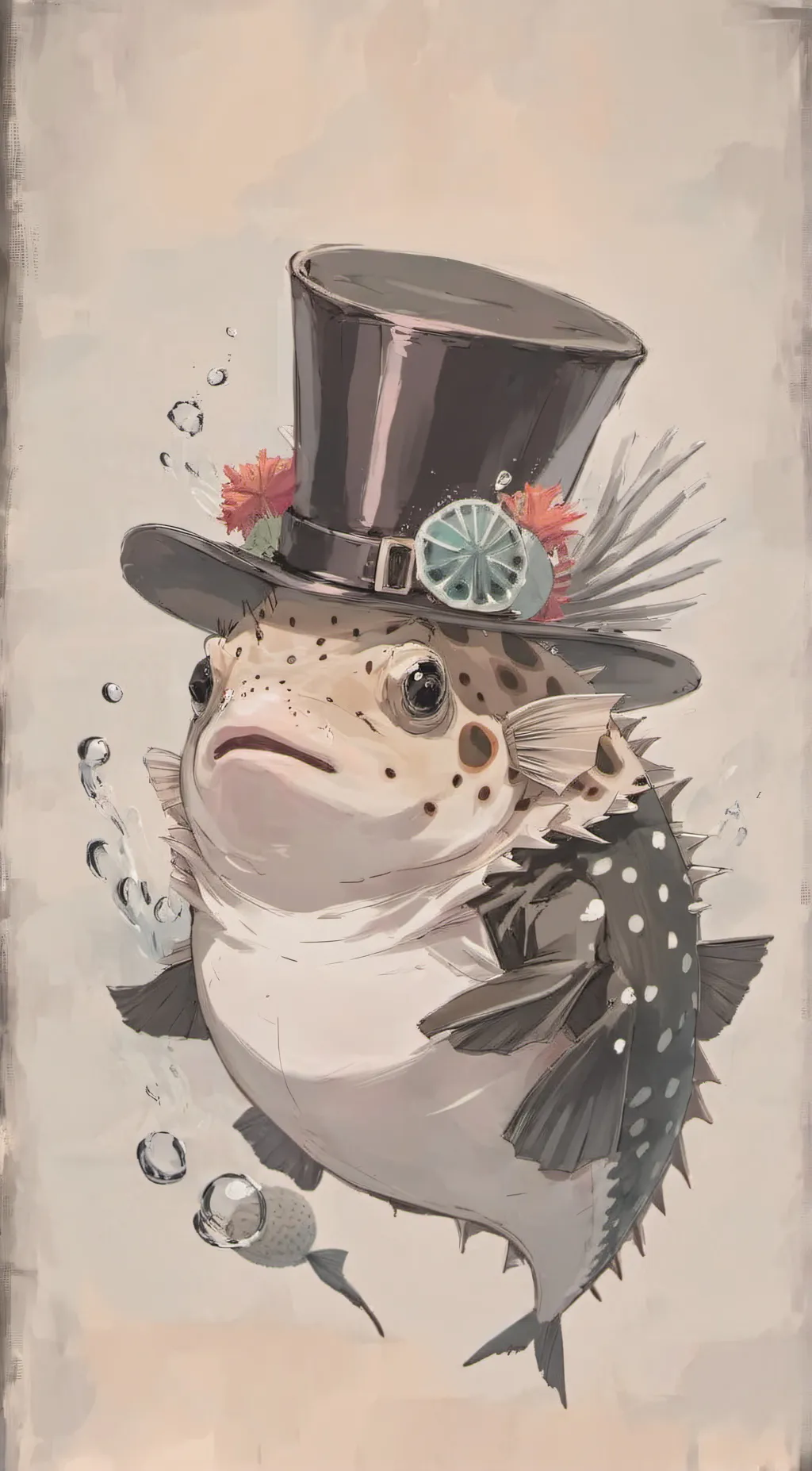 ai character: Puffy background