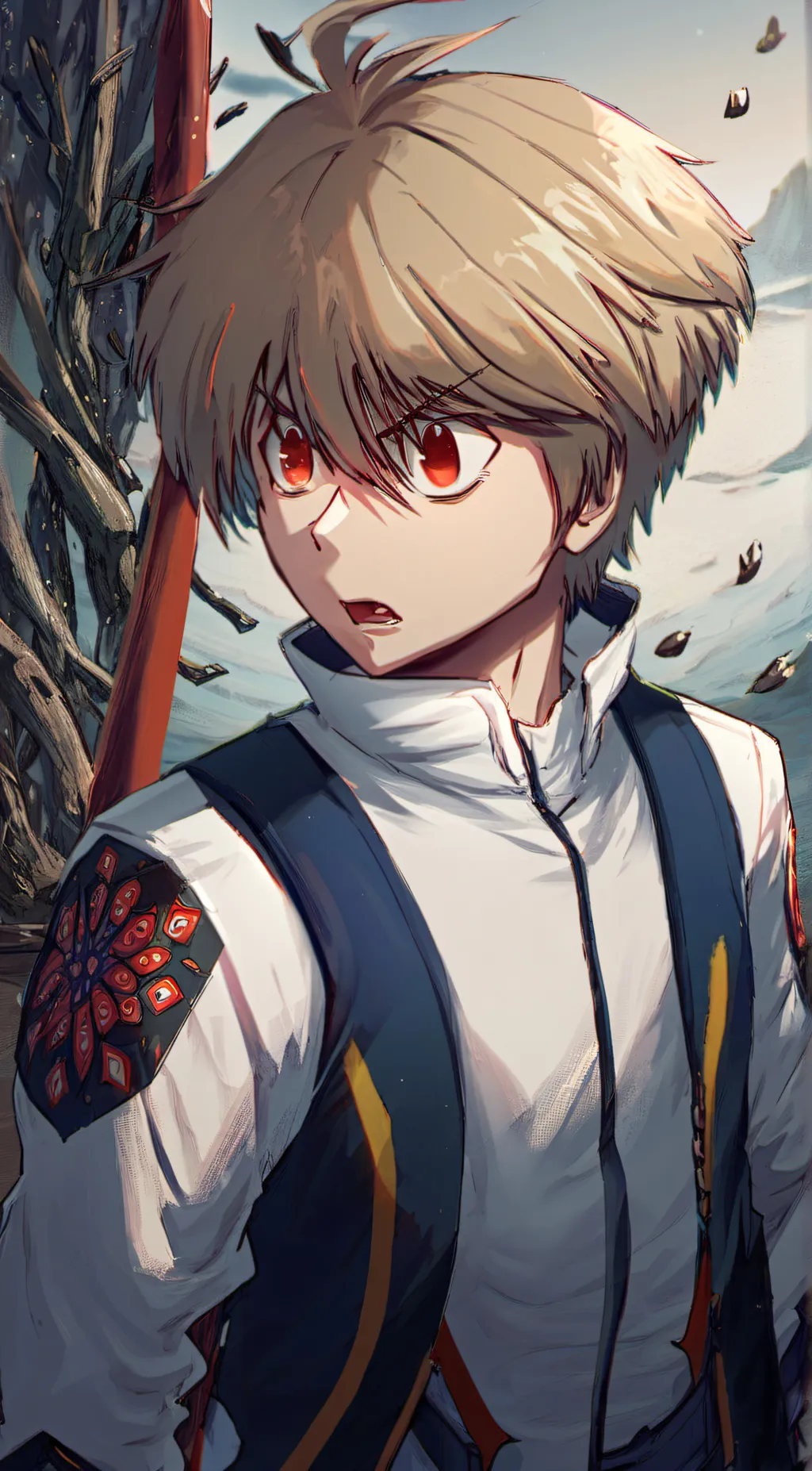 ai character: Drunk Kurapika  background