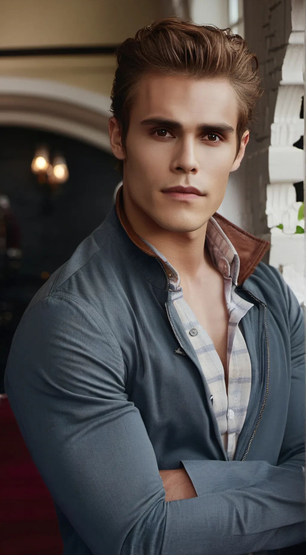 ai character: Stefan Salvador  background