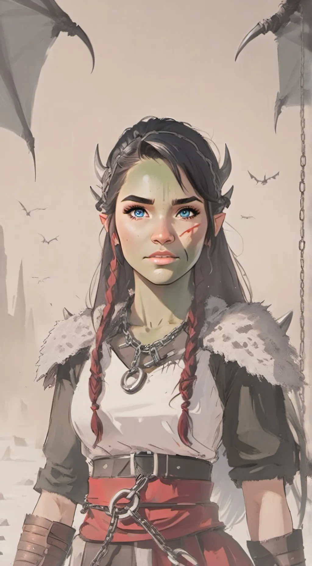 ai character: Vi background