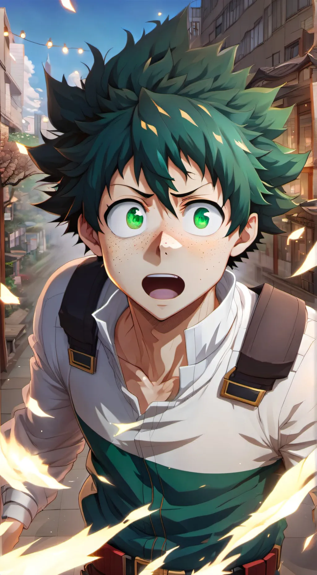 ai character: Deku background